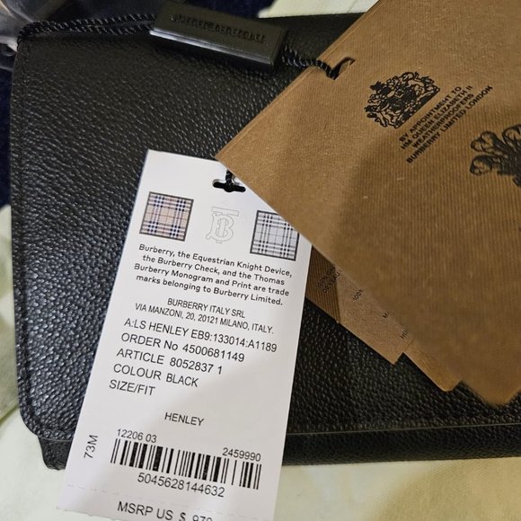 Brand New Burberry Wallet Bag With Tags and original receipt - Burberry - Picture 6 of 6